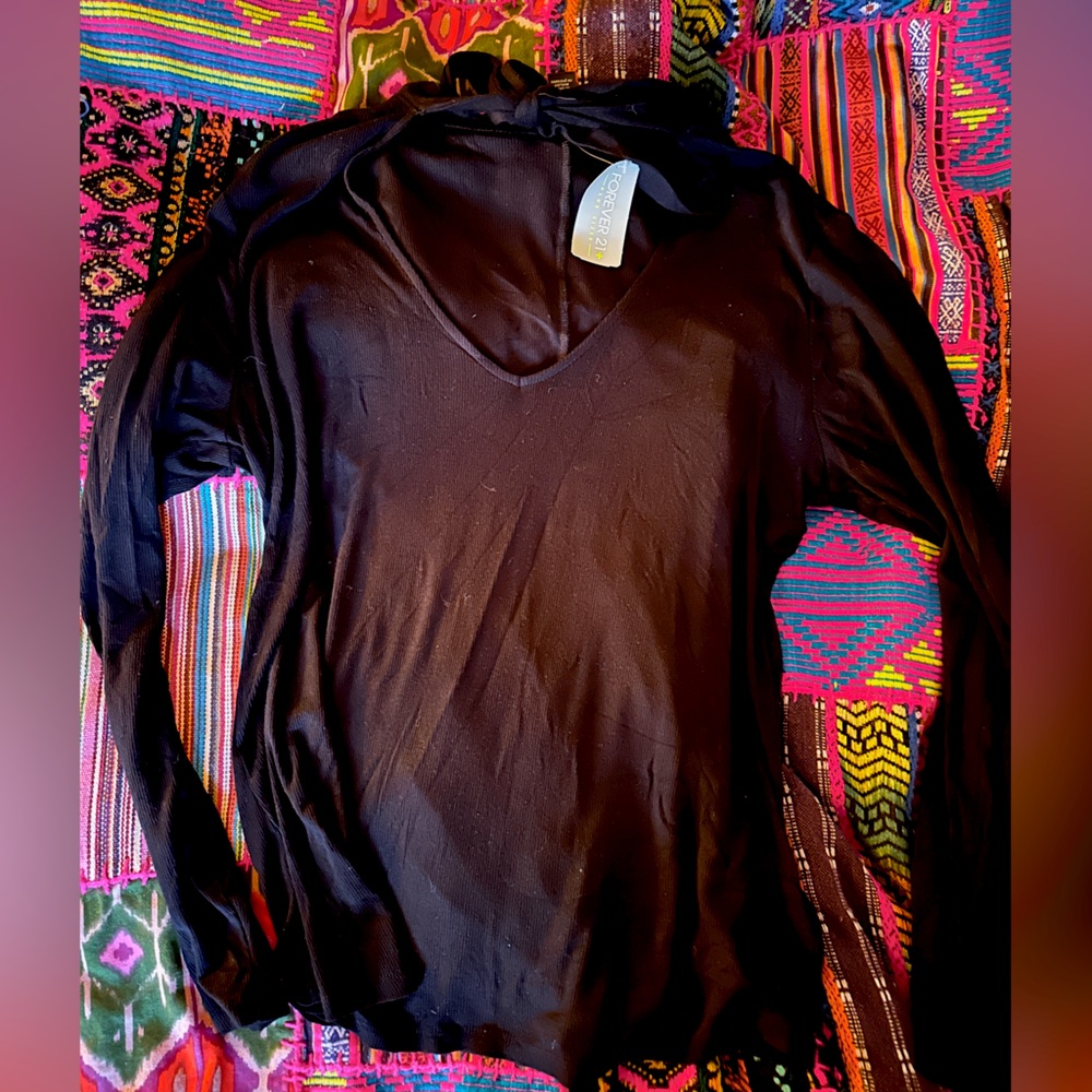 Forever 21+ Bow tie top, 3x, NWT